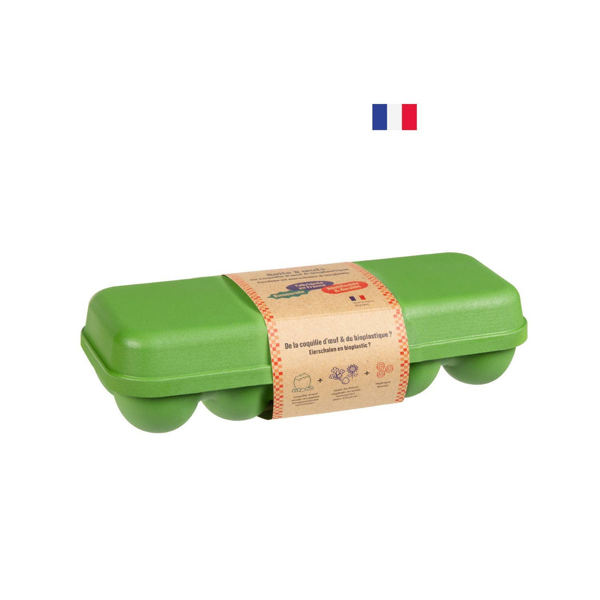 Boîte 10 œufs en coquille d'oeufs - Ah ! Table !