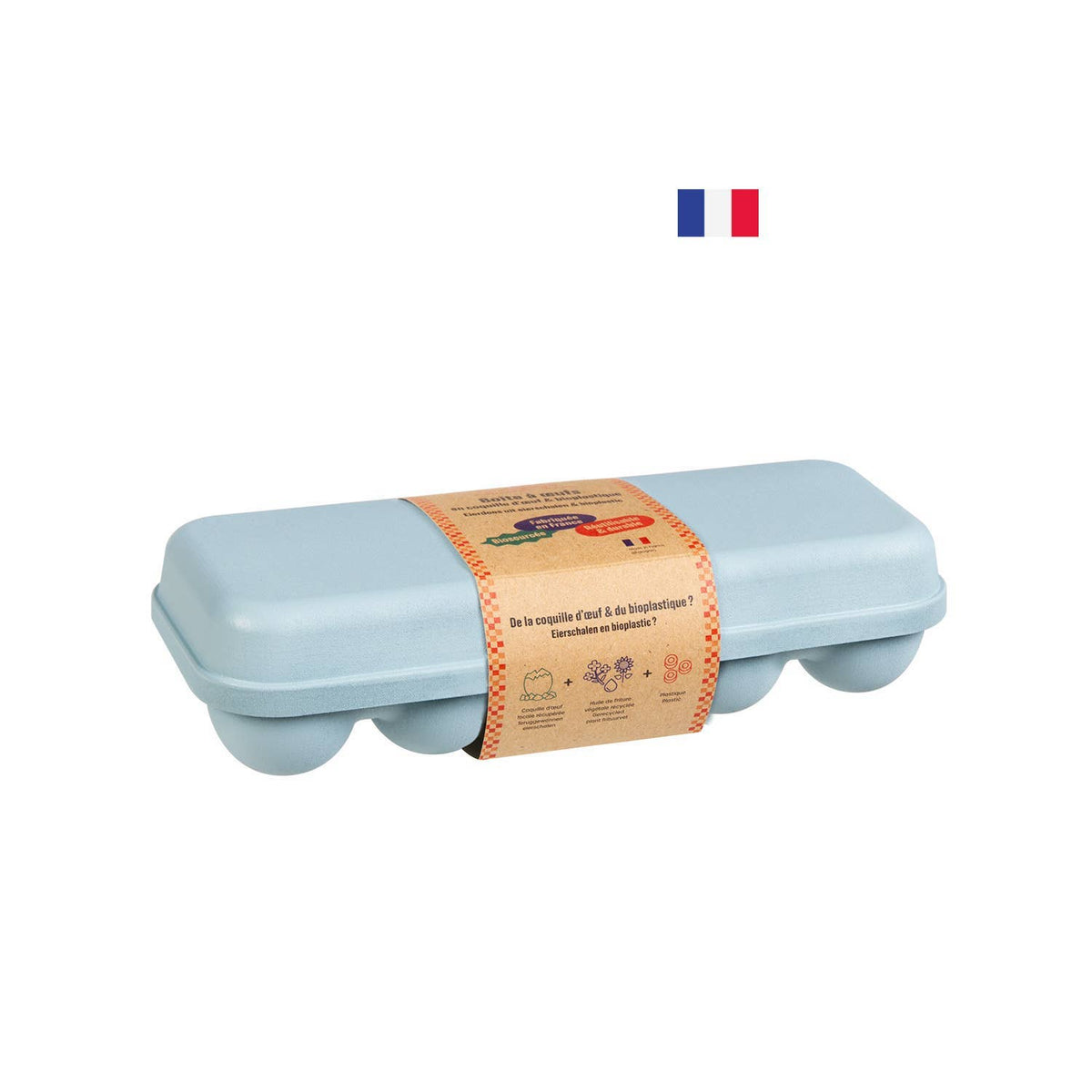 Boîte 10 œufs en coquille d'oeufs - Ah ! Table !