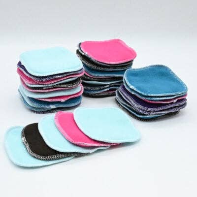40 lingettes lavables en bambou