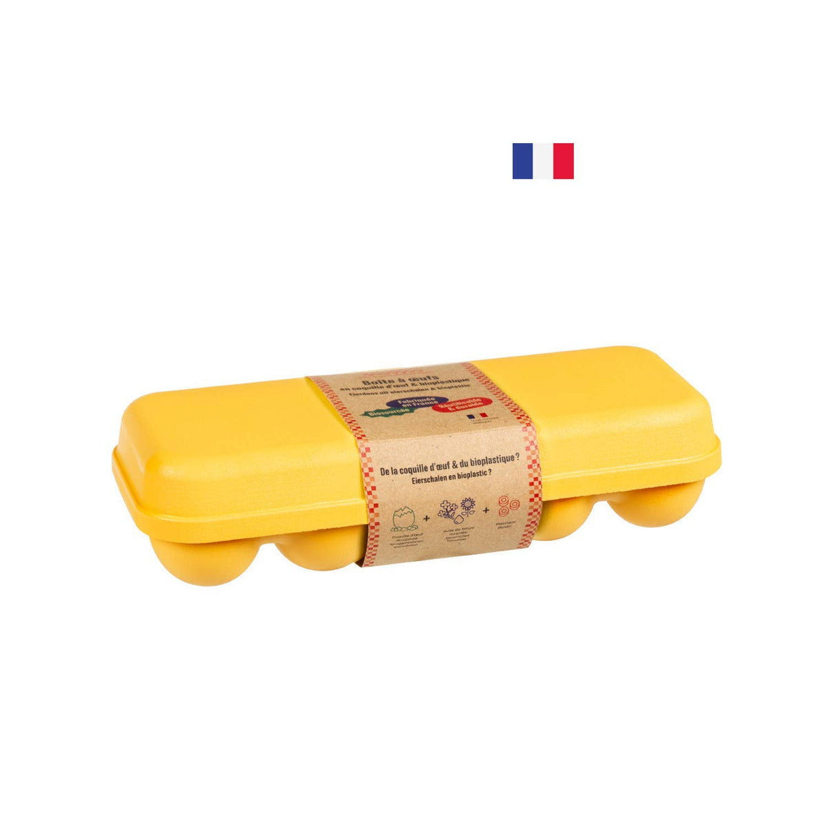 Boîte 10 œufs en coquille d'oeufs - Ah ! Table !